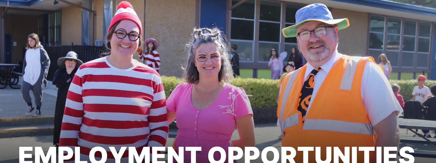 employment opportunities banner image featuring staff
